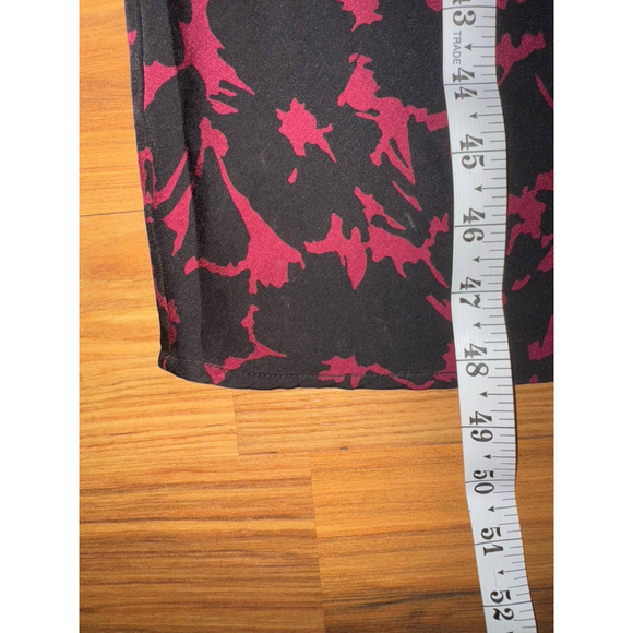 GAP Black Red Floral Maxi Slip Dress Y2K Goth Grunge Size S - Picture 8 of 8